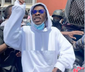 Shatta Wale was visibly excited when he was granted bail