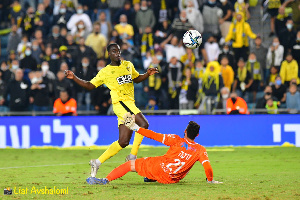 Edwin Gyasi was instrumental for his Beitar Jerusalem outfit on Sunday