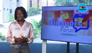 GhanaWeb’s Amma Broni presenting the E-Weekly Wrap