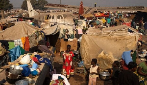 State authorities have issued a notice to the residents to leave the camp