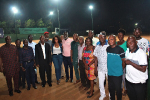 Members of the Accra Lawn Tennis club
