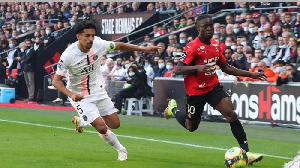 Black Stars winger, Kamaldeen Sulemana shines against PSG
