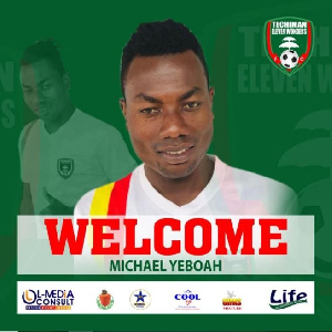 Michael Yeboah has joined Techiman Eleven Wonders