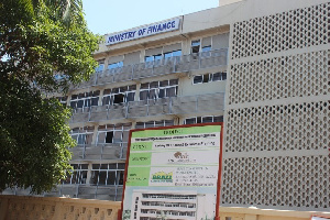 The Ministry of Finance building in Accra