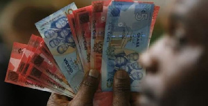 The Ghana cedi is trading against the dollar at a buying price of 5.8649
