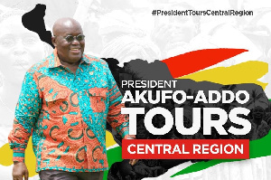 President Akufo-Addo is on a tour of the Central Region