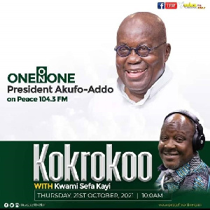 President Akufo-Addo is the special guest for today's edition