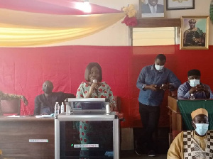 Akosua Asabea Annoh delivers her victiry speech