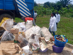 The destroyed products are estimated to be worth GHc102, 839.80