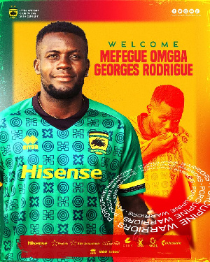 Asante Kotoko player, George Mfegue Omgba