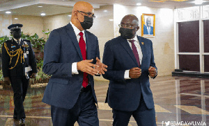 Vice President of the Co-operative Republic of Guyana, Bharrat Jagdeo and Dr Bawumia