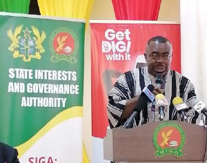 Managing Director of State Interest and Governance Authority, Stephen Asamoah Boateng