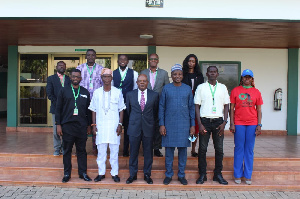 Executives of the media meet officials of the Nigerian High Commission