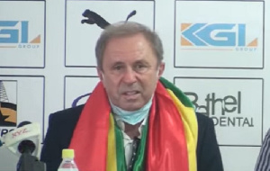 Milovan Rajevac, the head coach of the Black Stars