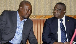 Late president Mills with his Veep at the time John Dramani Mahama