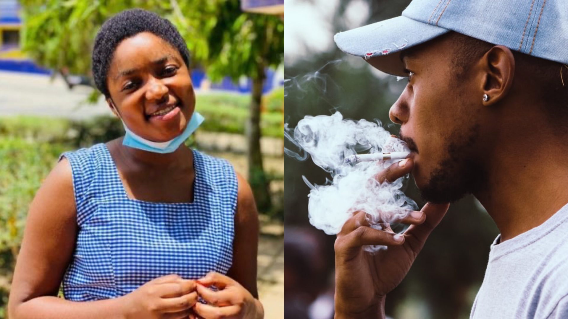 Men 'attack' lady who says she will never date or marry guys who smoke