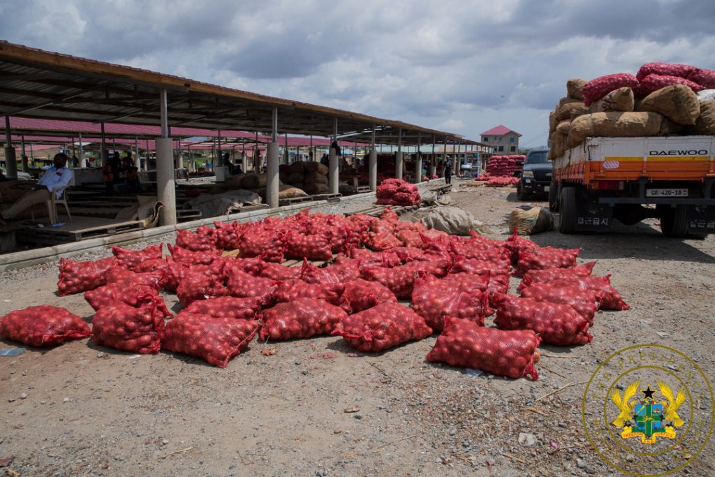 Onion Sellers Association thank Akufo-Addo for relocation to Adjen Kotoku
