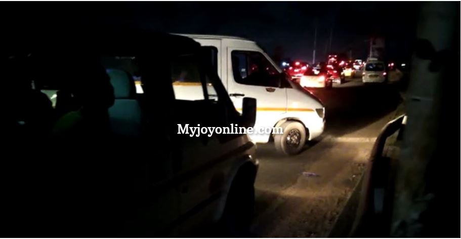 Commuters stranded due to heavy traffic in parts of Accra