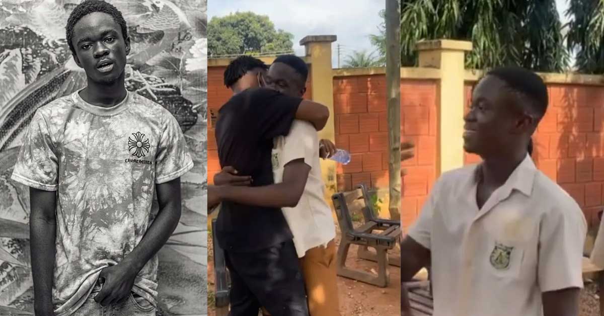 Yaw Tog says he will pursue nursing after completing SHS - Black Sherrif reveals; Yaw Tog reacts