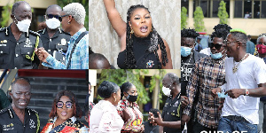 The IGP met with scores of Ghanaian celebrities at the Police headquarters in Accra