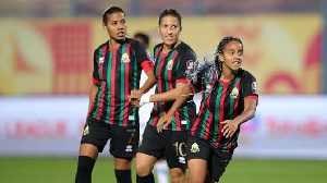 Players of ASFAR Morocco during the CAF Women's Champions Legue