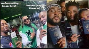 Green passport and Blue passport reality star show off