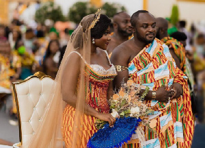 Barima Osei Mensah and Anita Boakye's wedding has been touted the 'wedding of the year'