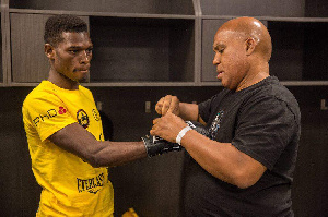 Richard Commey with Andre Rozier