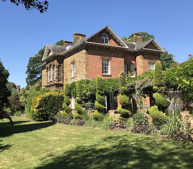 Dr Chris Rowland and Sharon Blades had a row which resulted in complaints being made to the police. It was a humiliating end to Sharon's relationship with the man she hoped to grow old with in the £1.6 million Oxfordshire mansion (pictured) which was bought with a view to them retiring there together
