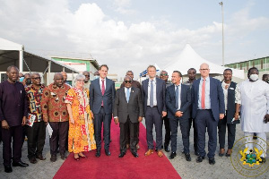 President Nana Addo Dankwa Akufo-Addo with other dignitaries