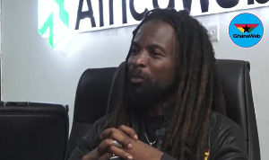 Reggae musician Rocky Dawuni
