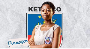 Francisca Lamini represented Keta Senior High School (KETASCO) in the NMSQ competition
