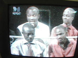 A throwback photo of DKB and other comedians on KSM's show