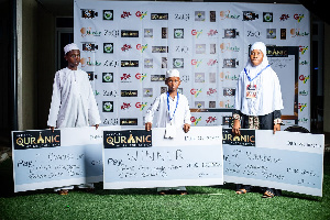 Winners of the National Qur'anic Recital Competition/ Photo: Ssent Media Concepts