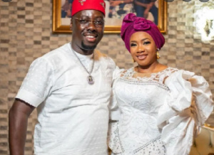 Popular Nigerian millionaire, Obi Cubana and his wife