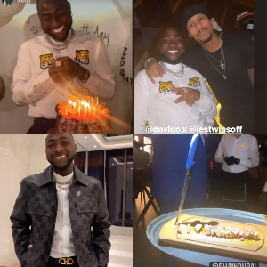 Davido's Birthday celebration in Dubai