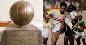 Golden Boy Abdul Razak won the 1978 African Ballon D'OR Award