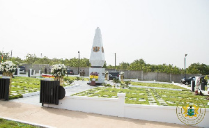 The burial place of former President Jerry John Rawlings