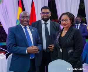 Dr. Bawumia and Guyanese officials
