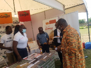 Participants exhibiting their products