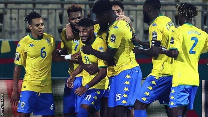 Jim Allevinah (number 11) netted for Gabon to give the Panthers a crucial point