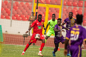 Kotoko beat Medema by  lone goal to remain top of the league