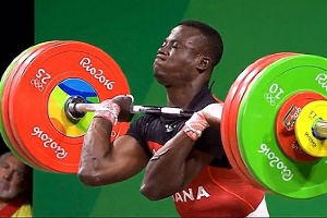 The most decorated Ghanaian weightlifter, Christian Amoah