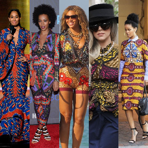 Stars wearing the African Print