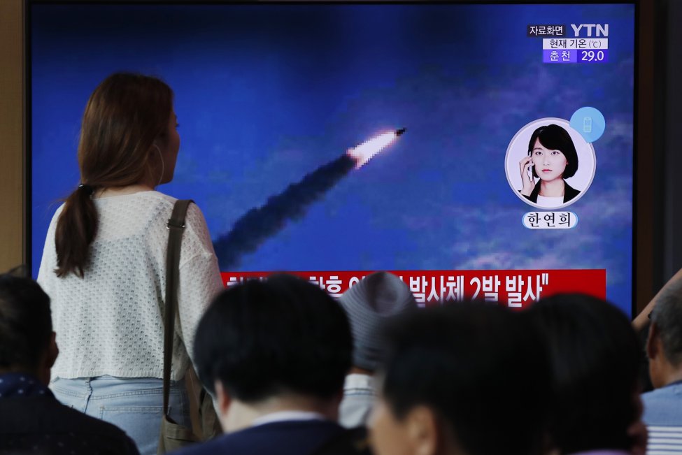 North Korea fires 2 short-range ballistic missiles in sixth launch of year