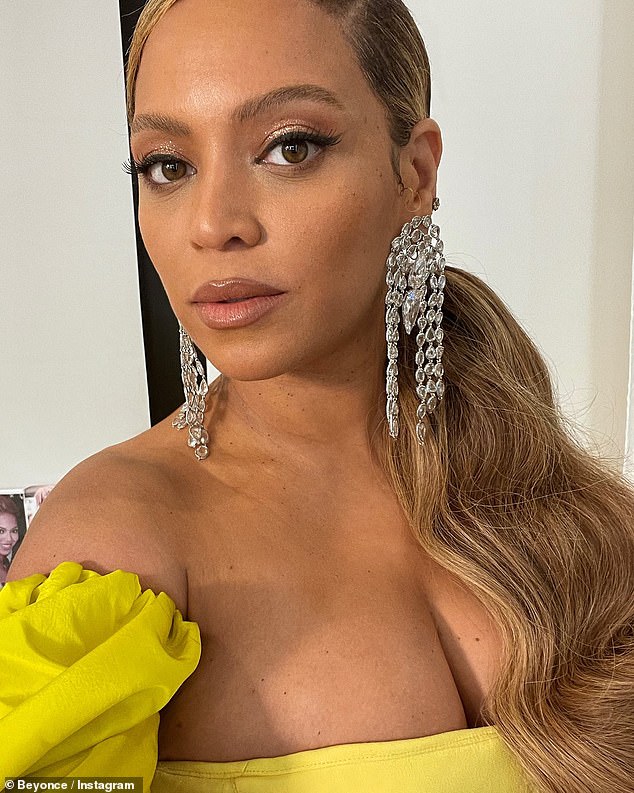 Bling it on: Beyonce was sparkling on Oscar night. And that is because the singer was wearing a stunning $9million worth of diamond jewelry, according to a report from PageSix