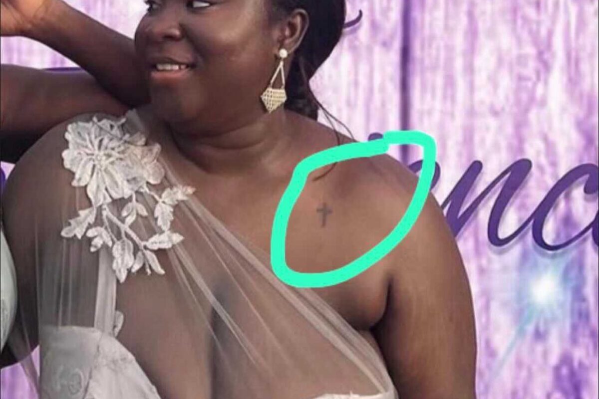 Photos of Maame Serwaa's boyfriend surfaces online after they both rocked a matching tattoo