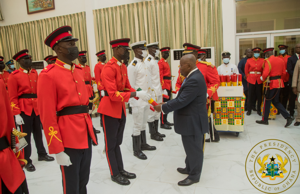 Government delivering on promise to equip military - Akufo-Addo