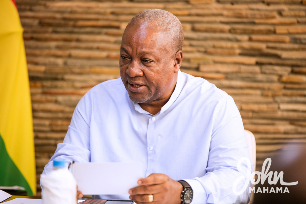 Mahama consoles family of late A.B. Crenstil