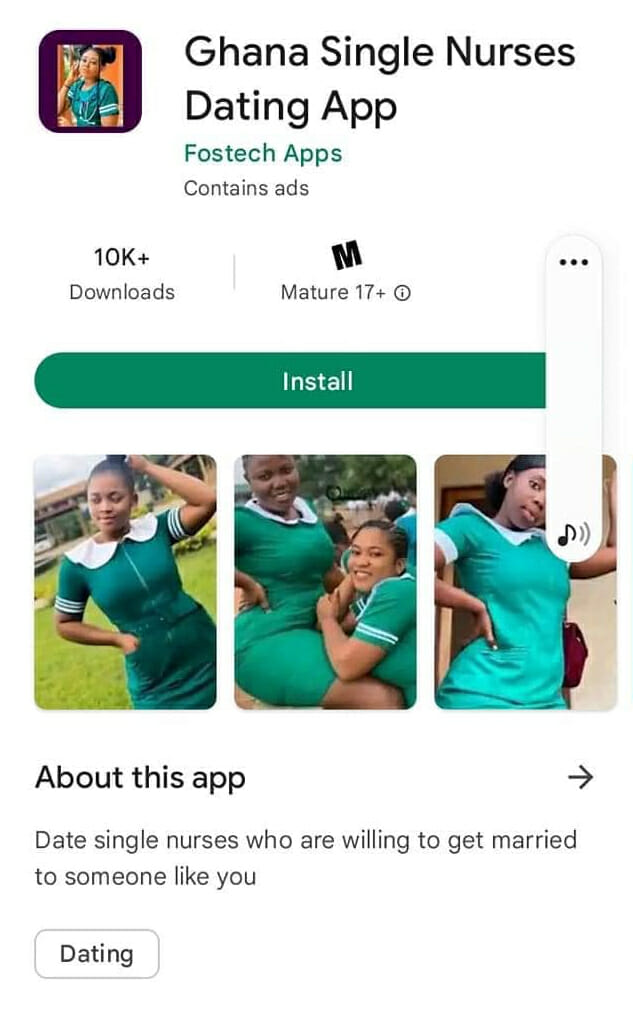 Ghanaian nurses develop dating app on PlayStore to search for men who will  marry them » ™ - Ghanamma.com